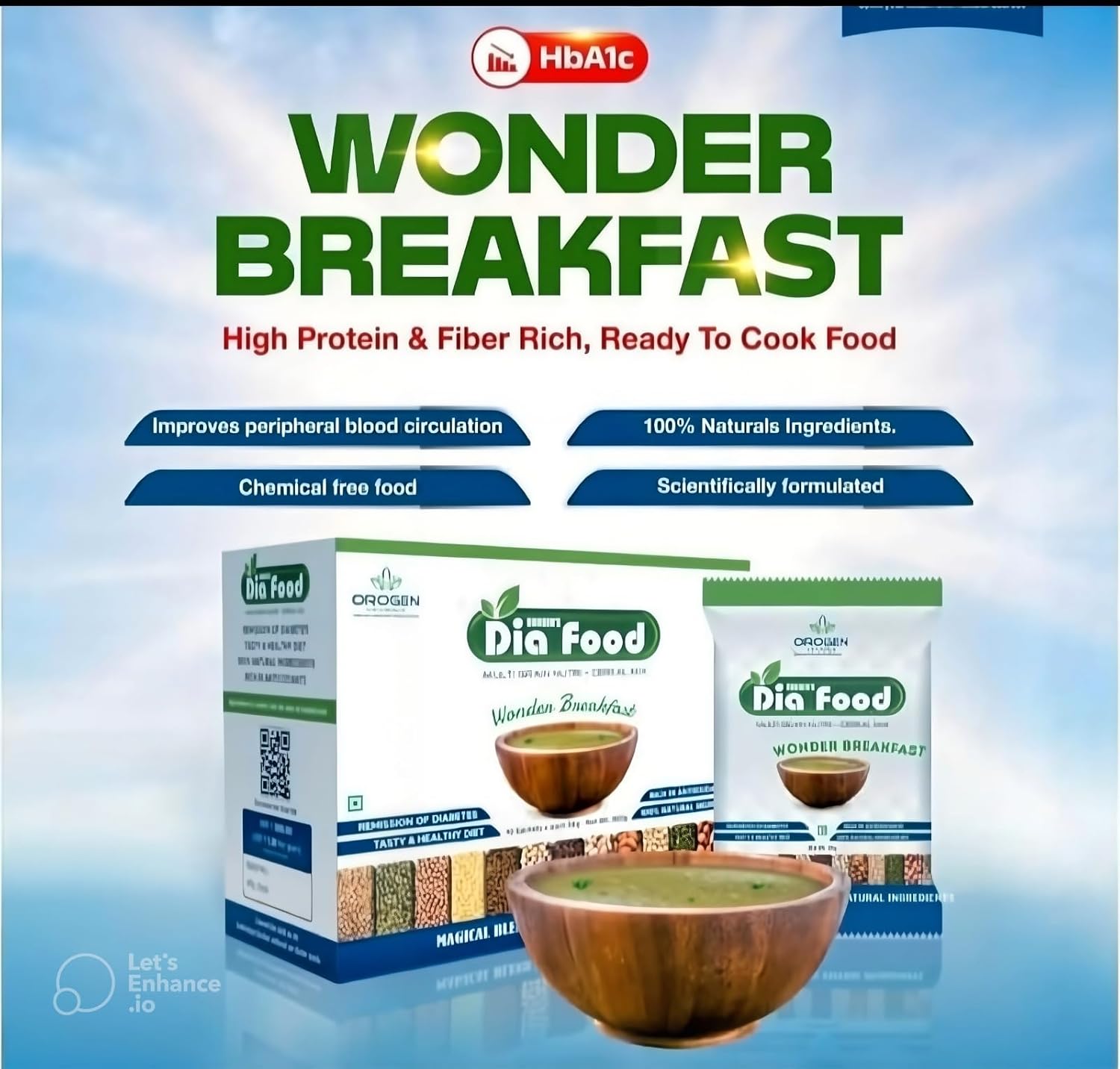 dia food multi grain nutri cereal mix breakfast