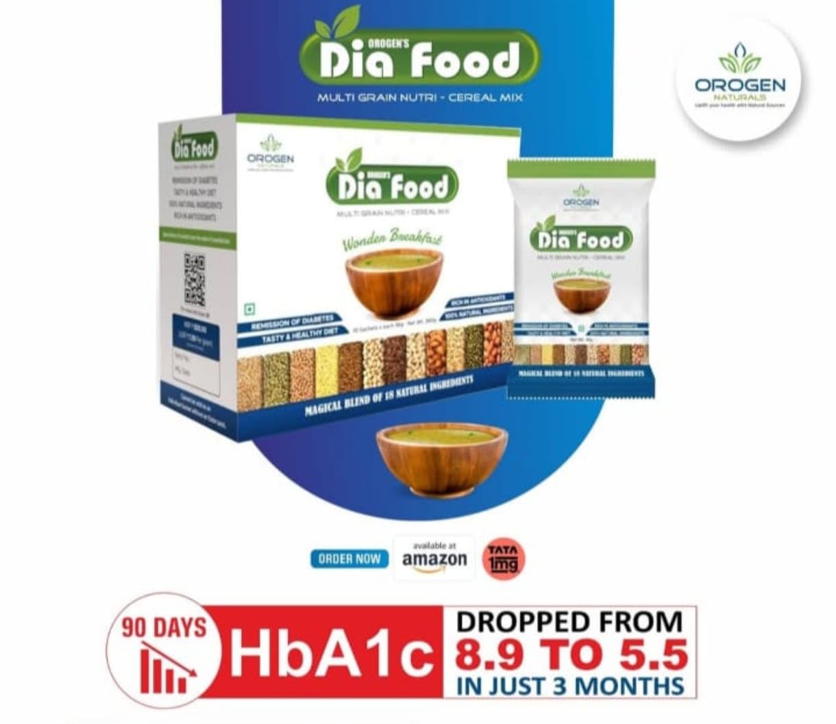 dia food multi grain nutri cereal mix breakfast